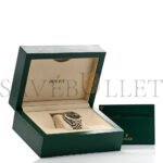 ROLEX STAINLESS STEEL 18K YELLOW GOLD DIAMOND 36MM OYSTER PERPETUAL DATEJUST WATCH OLIVE GREEN ROMAN 126233 - Image 2