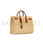 YSL SAC DE JOUR SUPPLE IN RAFFIA AND LEATHER-MEDIUM 751499GAABN2080 (41*28*13cm) - Image 2