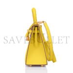 HERM�S MASTER KELLY 25 LEMON YELLOW EPSOM GOLD HARDWARE (25*17*7cm) - Image 4