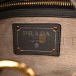 PRADA SOFT CALF HOBO BAMBU GREY (32*29*14cm) - Image 5