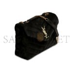 YSL LOULOU MEDIUM CHAIN BAG IN SUEDE 487216142203 (32*22*11cm) - Image 3