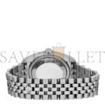 ROLEX STAINLESS STEEL 18K WHITE GOLD 36MM OYSTER PERPETUAL DATEJUST WATCH BLUE JUBILEE 11623 - Image 2