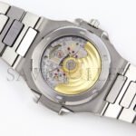 PATEK PHILIPPE NAUTILUS EDITION WHITE DIAL PURPLE DIAMONDS BEZEL ON WATCH 5711P - Image 5