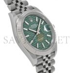 ROLEX DATEJUST MINT GREEN 41MM WATCH 126334-0030 - Image 3