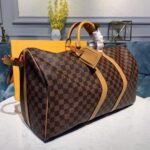 Louis Vuitton Damier Ebene Canvas Keepall Bandouliere 50 N44478 - Image 2