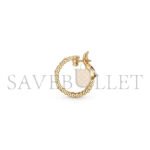 VAN CLEEF ARPELS PERL�E CLOVERS HOOP EARRINGS VCARO3YE00 - Image 4