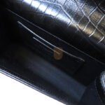YSL KATE SMALL CHAIN BAG WITH TASSEL IN CROCODILE-EMBOSSED LEATHER 452159600354 (20*12.5*5cm) - Image 4