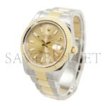 ROLEX DATEJUST CHAMPAGNE DIAL WATCH 116333 - Image 2