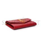 YSL UPTOWN CHAIN WALLET IN GRAIN DE POUDRE EMBOSSED LEATHER 607788110108 (19*12*3cm) - Image 3