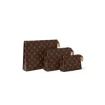 LOUIS VUITTON TRIO TOILET POUCH M47195 (25*20*5.5cm)