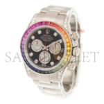 ROLEX DAYTONA RAINBOW SAPPHIRE 18K WHITE GOLD WATCH 116599RBOW-0003 - Image 2