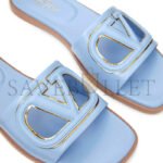 VALENTINO VLOGO CUT-OUT CALFSKIN SLIDE SANDAL 4W2S0IB0RLL_ZTL - Image 5