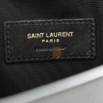 YSL GRAIN DE POUDRE UPTOWN POUCH BLACK 1567353 (21.5*12*2.5cm) - Image 5