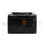 YSL SUNSET CHAIN WALLET IN CROCODILE-EMBOSSED SHINY LEATHER 533026DND1J1000 (19*14*5.5cm) - Image 2