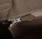 Hermès Kelly Togo Calf Sliver hardware Elephant grey size: 25Cm/ 28Cm - Image 5