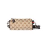 GUCCI GG CANVAS MINI CYLINDER BAG 834269FAEON9750 (17*8*8cm)