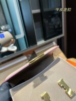 Hermès Constance Swift cowhide leather Gold hardware Grey size: 23*17cm/19*15cm - Image 2