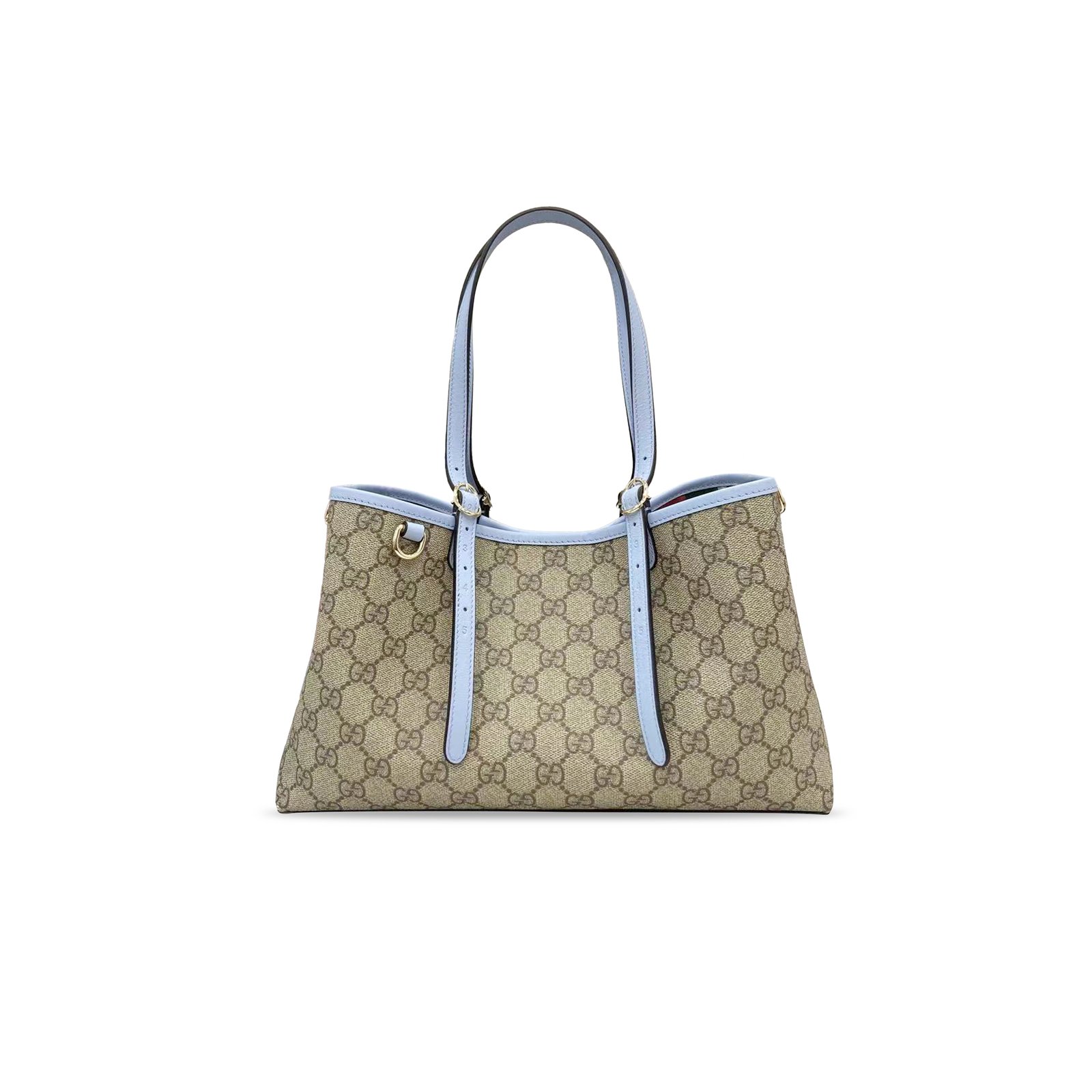 4106b4955bfa10b34c95cd57ce3680ebc8df419f GUCCI GG EMBLEM SMALL TOTE BAG ��815214 (30*18*11cm) - Image 1