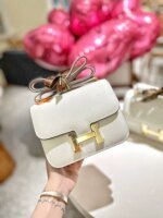 Hermès Constance cowhide leather Gold hardware Black size: 24cm/20cm - Image 6