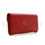 YSL CASSANDRE MATELASS� LARGE FLAP WALLET IN GRAIN DE POUDRE LEATHER�372264BOW016805 (19*11*3cm) - Image 2