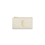 YSL CASSANDRE MATELASS� FRAGMENTS CARD CASE IN GRAIN DE POUDRE LEATHER�607915BOW019207 (13*8*2cm)