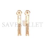 HERM�S KELLY GAVROCHE DIAMONDS 18K ROSE GOLD EARRINGS - Image 3