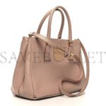 PRADA SAFFIANO SMALL GALLERIA DOUBLE ZIP TOTE CAMMEO (29*20*13cm) - Image 2