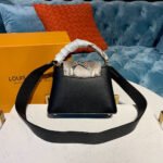 Louis Vuitton Taurillon And Python Leather Capucines Mini N97075 - Image 3