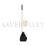 YSL JOE MINI BLACK QUILTED MONOGRAM BUCKET BAG 7607451EL071000 (19*13*13cm) - Image 4