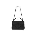 YSL COLLEGE LARGE CHAIN BAG IN QUILTED LEATHER 487212BRM081000 (32*20*8.5cm)