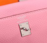 Hermès Kelly Togo Calf Sliver hardware Sakura Pink size: 25Cm/ 28Cm - Image 3