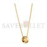 CHANEL COCO CRUSH NECKLACEQUILTED MOTIF, 18K YELLOW GOLD J12305 - Image 3