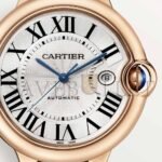 CARTIER BALLON BLEU DE MEN'S SILVER BROWN CARTIER WATCH WGBB0030 - Image 6