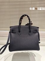 Hermès Birkin Togo Calf Gold Hardware Midnight blue size: 30Cm/ 25Cm - Image 8