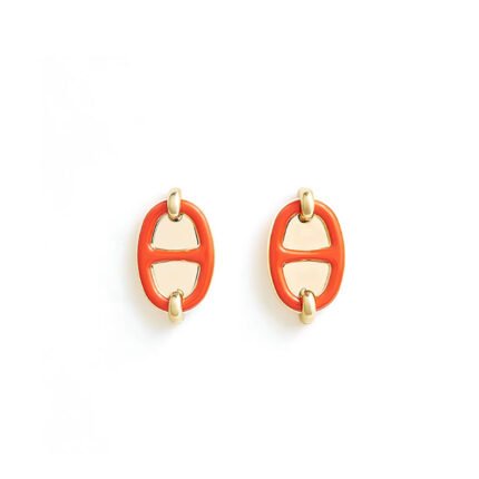 HERM�S MINI MAILLON EARRINGS H100052FED1