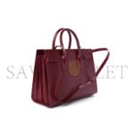 YSL SAC DE JOUR EMBOSSED CROCODILE SHINY LEATHER RED LACQUER 898383 (26*20.5*12.5cm) - Image 2