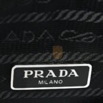 PRADA TESSUTO NYLON MINI RE-EDITION 2000 BAG BLACK (23*17*5cm) - Image 5