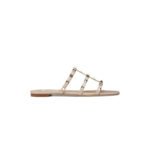 VALENTINO ROCKSTUD FLAT SLIDE SANDAL 5W2S0C49VOD_P45