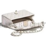 CHANEL FLAP BAG SILVER HARDWARE A01112 -Y04059-10601 (25.5*15.5*6.5cm) - Image 5