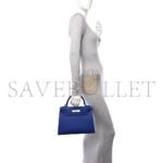 HERM�S MASTER EPSOM KELLY SELLIER 28 BLEU ELECTRIQUE (28*22*10cm) - Image 2