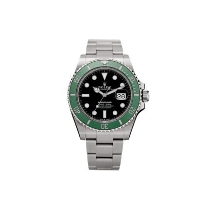 ROLEX STAINLESS STEEL 41MM OYSTER PERPETUAL SUBMARINER DATE "KERMIT" WATCH BLACK 126610LV