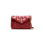 YSL PUFFER MEDIUM CHAIN BAG IN QUILTED LAMBSKIN 5774751EL076008 (35*23*13.5cm)