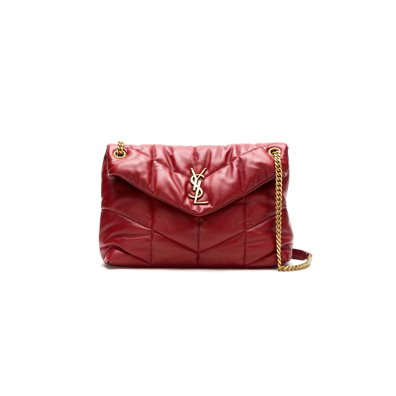 477efafdd13077e6635894ac5a6a91acc59543d3 YSL PUFFER MEDIUM CHAIN BAG IN QUILTED LAMBSKIN 5774751EL076008 (35*23*13.5cm) - Image 1