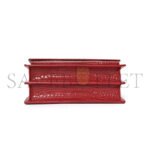 YSL SUNSET MEDIUM CHAIN BAG IN CROCODILE-EMBOSSED SHINY LEATHER 442906DND0N6805 (22*16*6.5cm) - Image 4