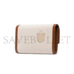 YSL UPTOWN CHAIN WALLET IN LEATHER AND CANVAS SHOULDER BAG 607788305236 (19*12*3cm) - Image 2