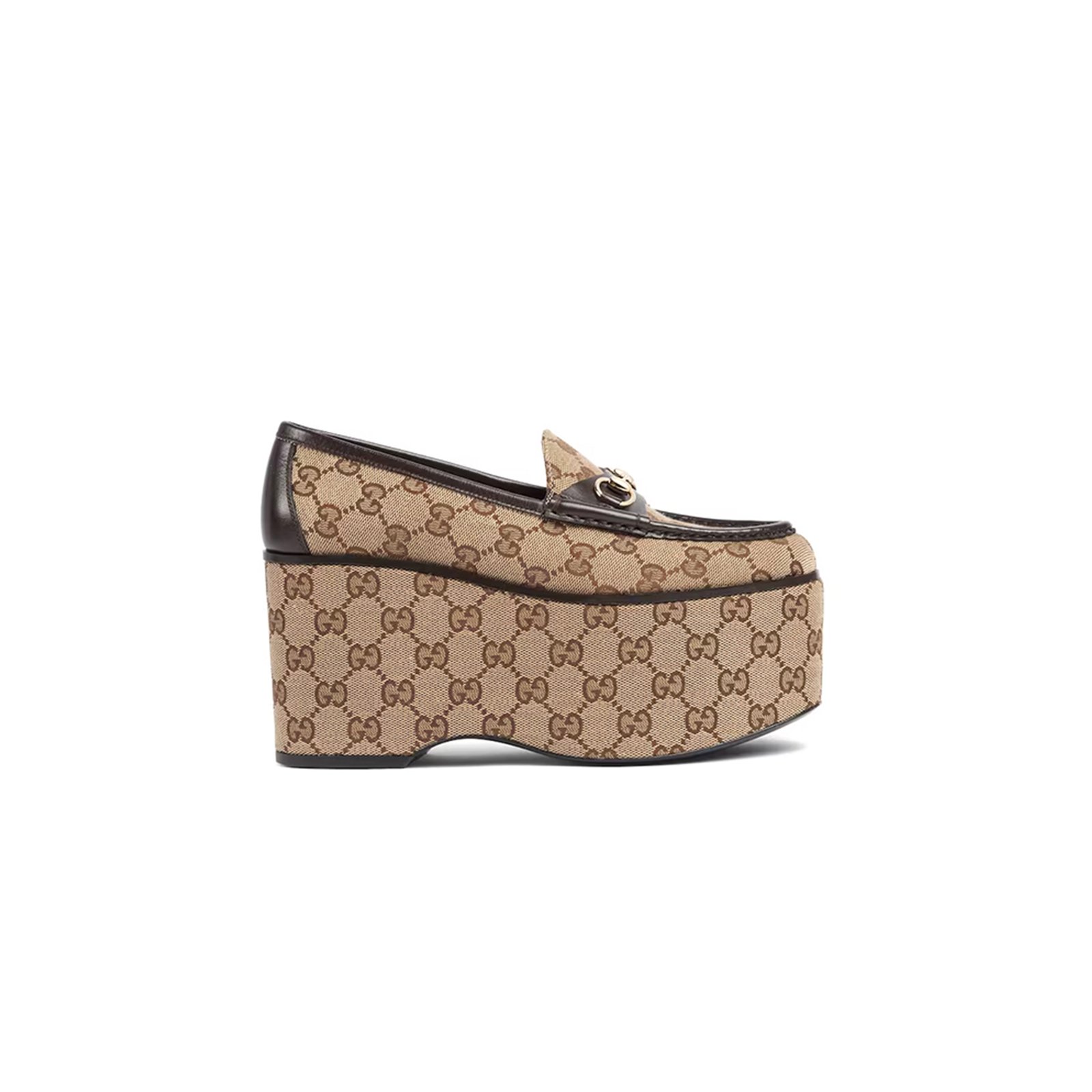 496e6b2b83fbaf8a3b2c46e3606a384edd968bd8 GUCCI WOMEN'S GUCCI HORSEBIT PLATFORM LOAFER 786009 - Image 1