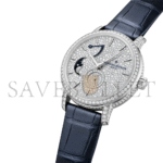 VACHERON CONSTANTIN TRADITIONNELLE MOON PHASE 37.5 MM WHITE GOLD WATCH 7006T/000G-B913 - Image 4