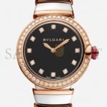 BVLGARI LVCEA BLACK DIAL 28MM WATCH 102691 - Image 3