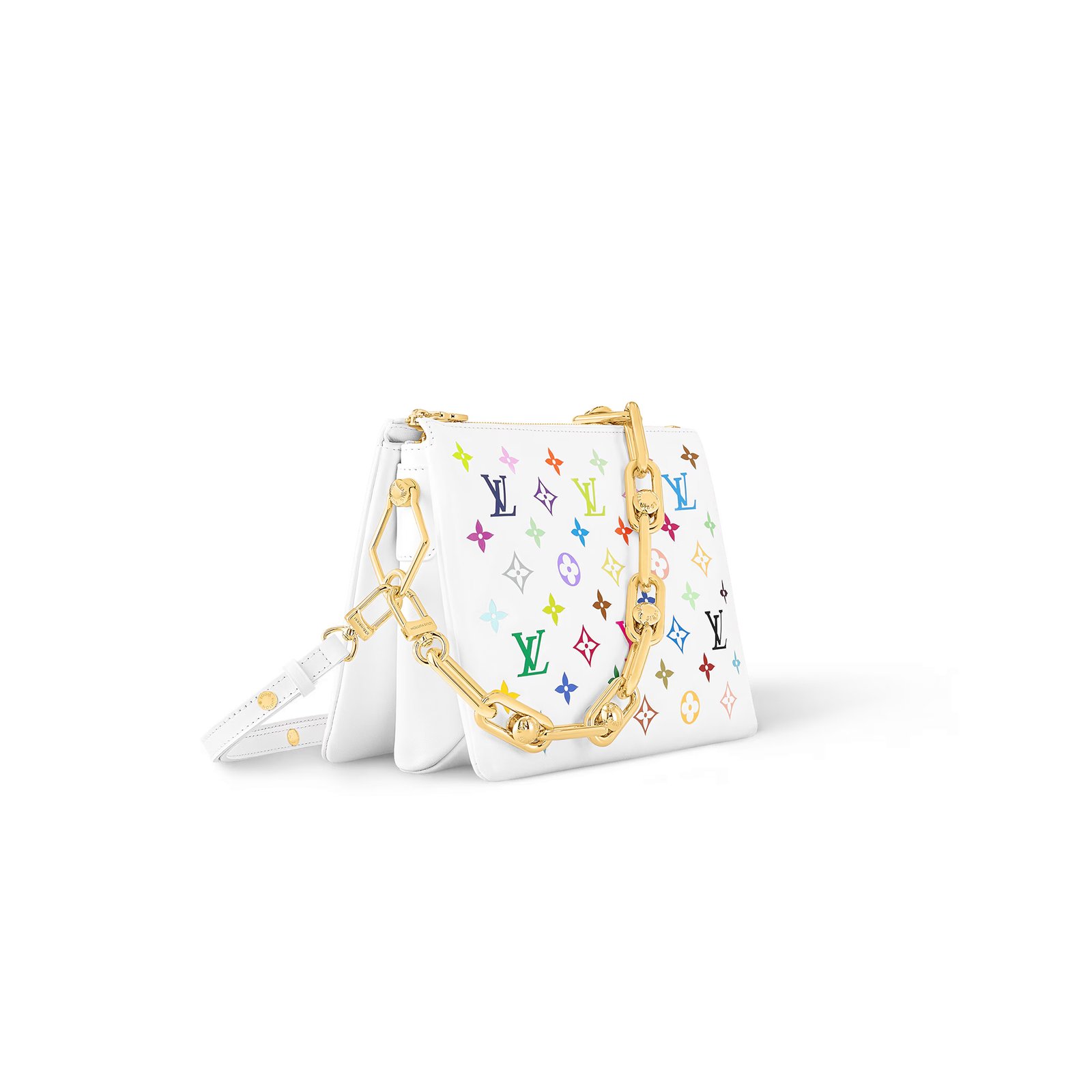 4ad3f754cd5fc786aa43d067018efab3ef3b62ba LOUIS VUITTON MURAKAMI LV X TM COUSSIN PM M13233 (26*20*12cm) - Image 1