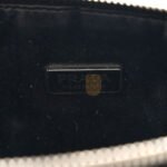 PRADA SATIN CRYSTAL TRIANGLE POUCH CRISTAL (26*15*6m) - Image 4